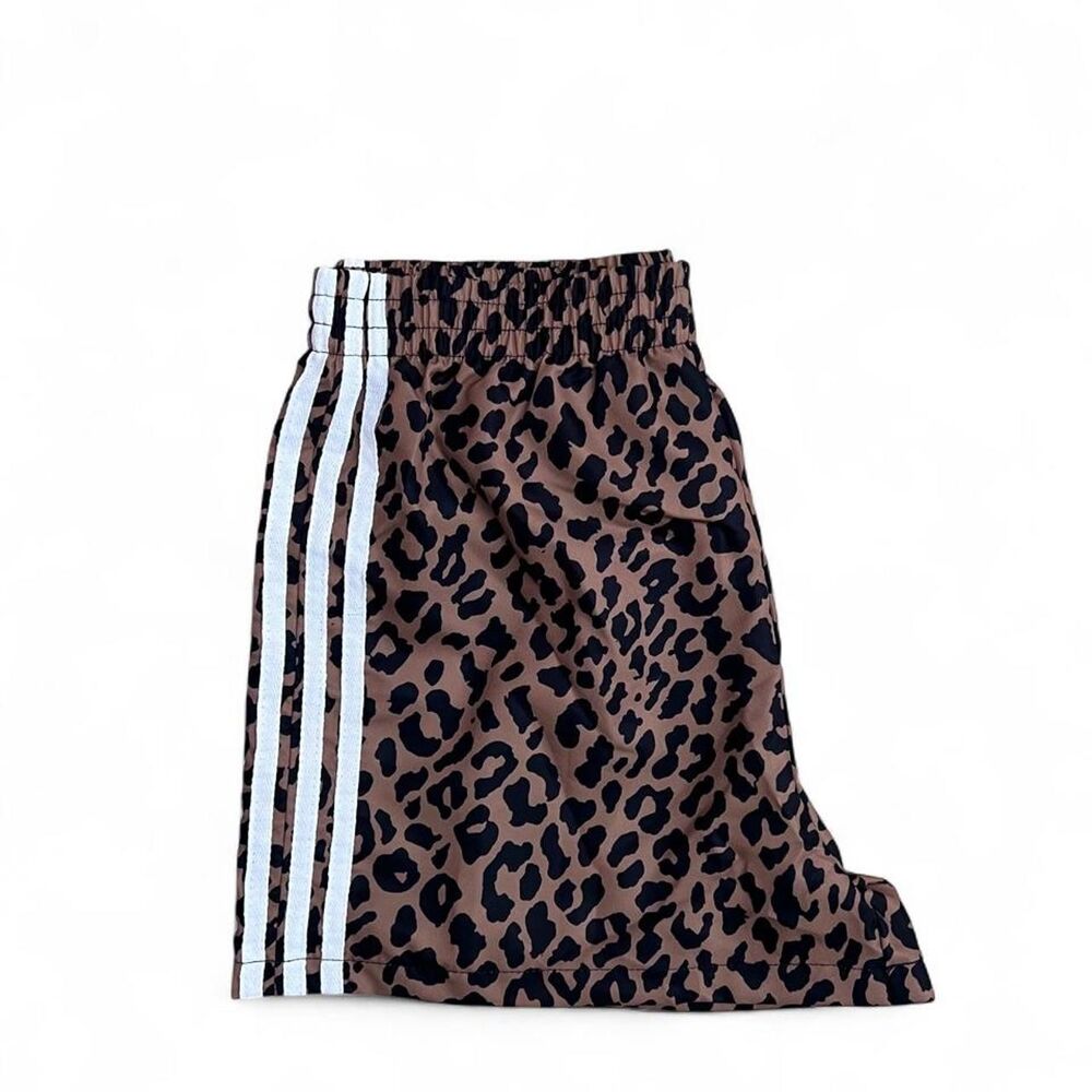 Leopard Print Athletic Shorts Women's Small